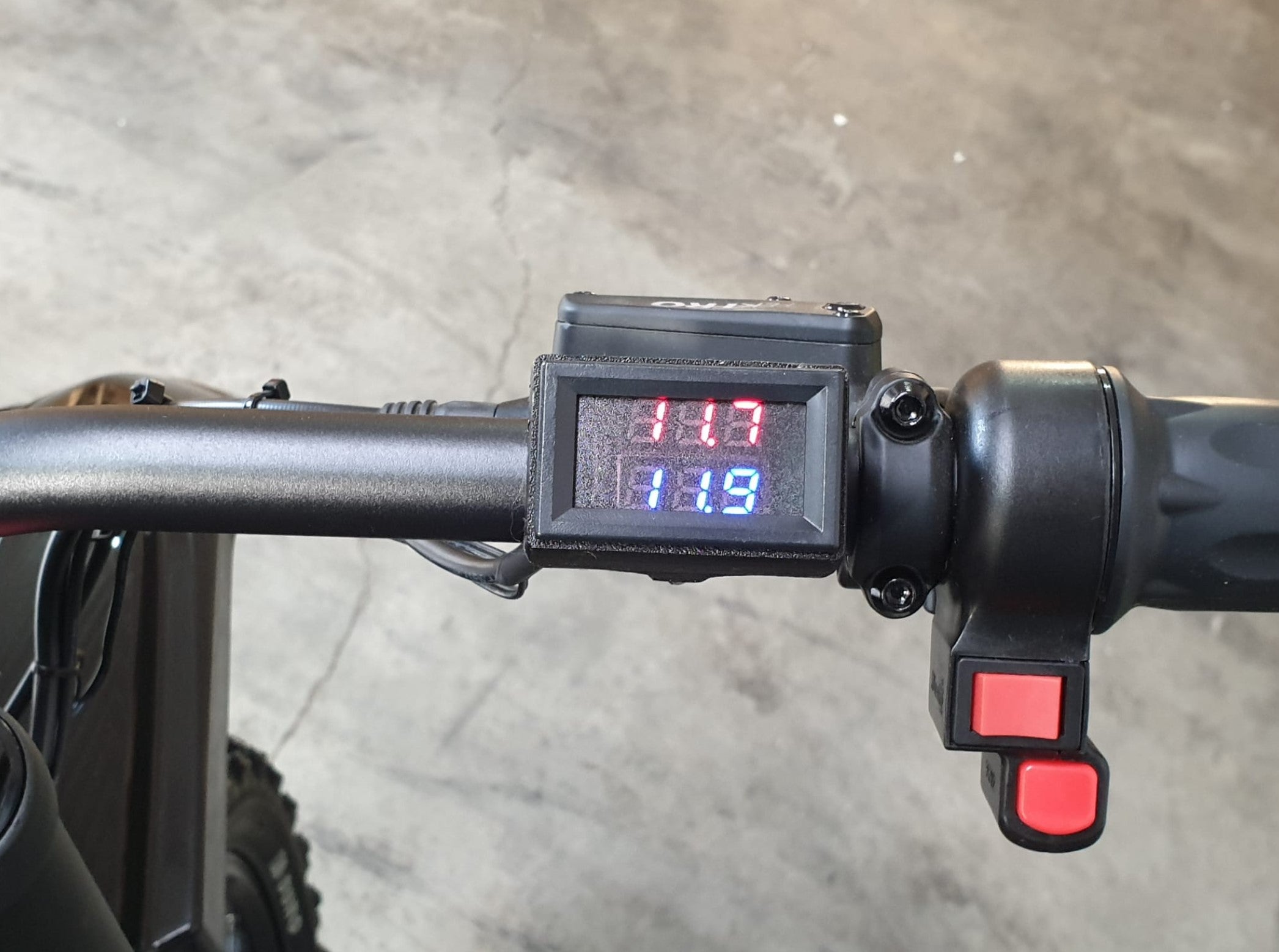 QS motor Temperature display