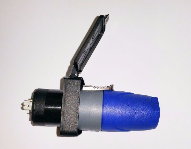 Charging port connector with a cap