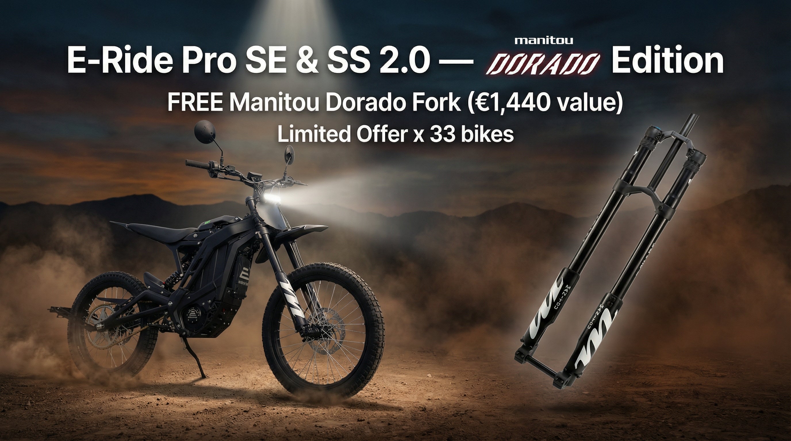 E-Ride Pro SE & SS 2.0 — Manitou Dorado Edition