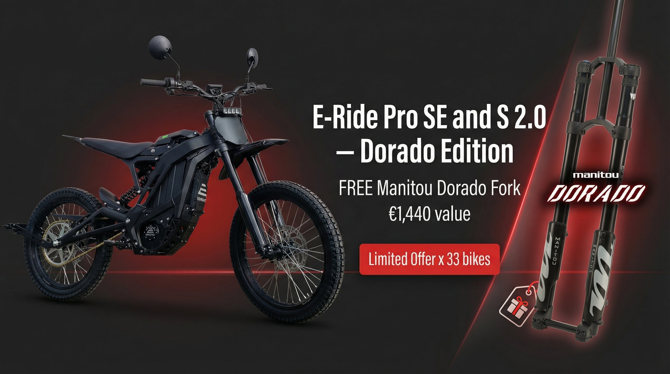 E-Ride Pro SE & SS 2.0 — Manitou Dorado Edition