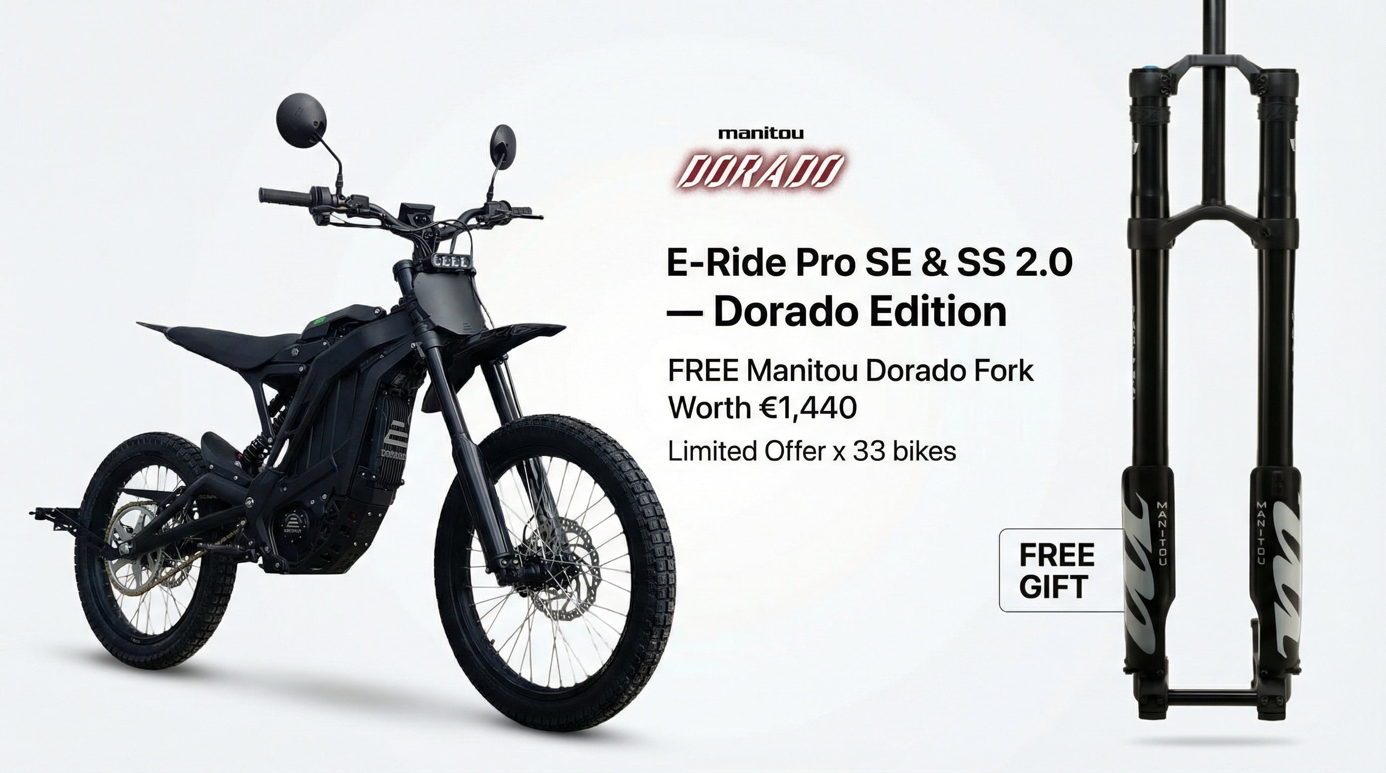 E-Ride Pro SE & SS 2.0 — Manitou Dorado Edition