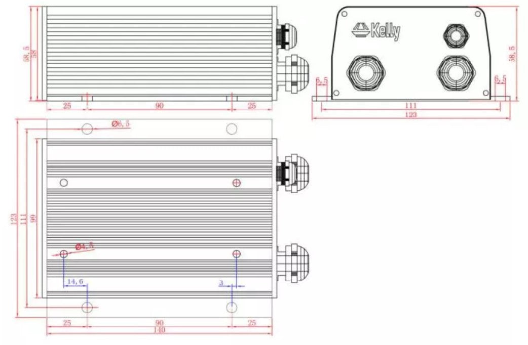 Kelly 7230S with LCD display
