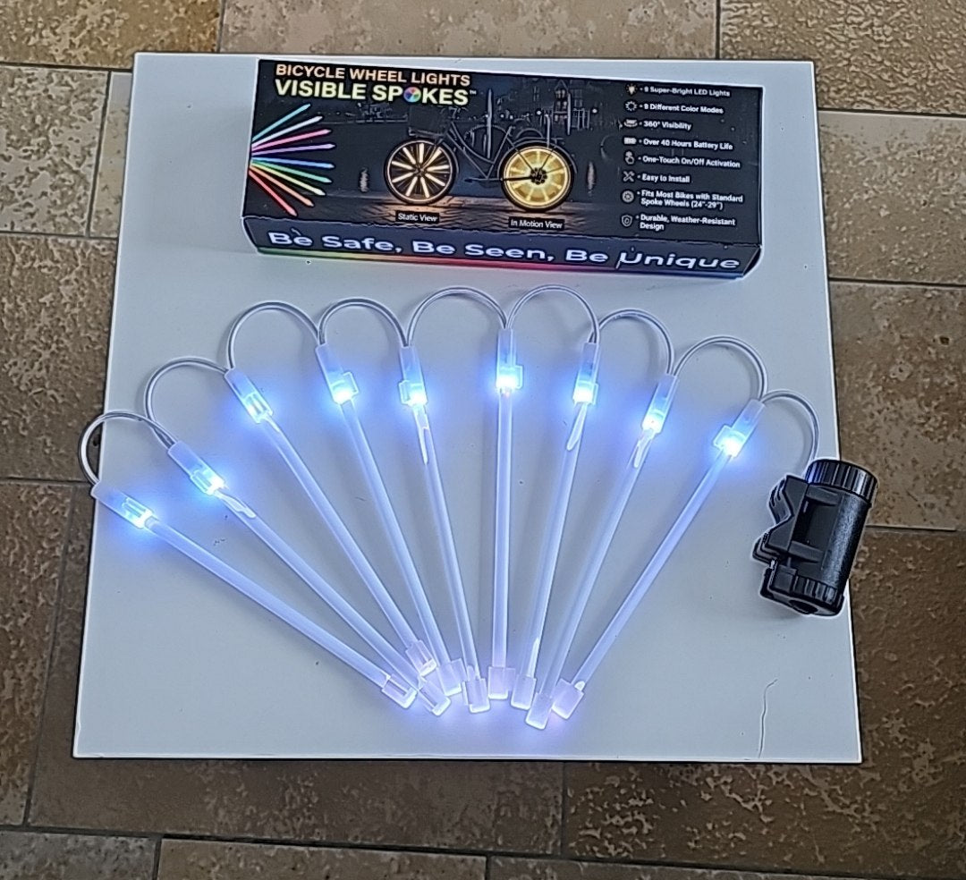 Bicycle Wheel Lights Visible Spokes