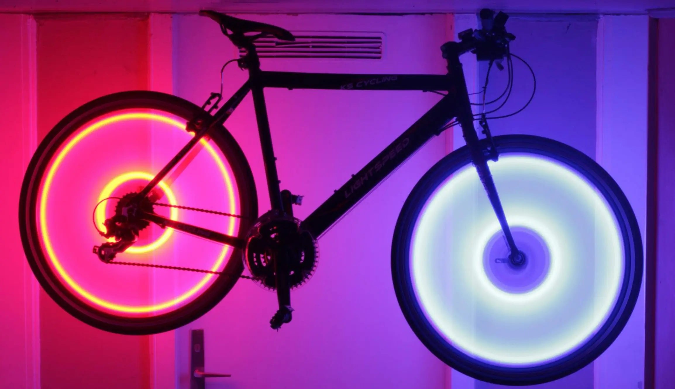 Visible Spokes | Multicolor LED Bicycle Wheel Lights